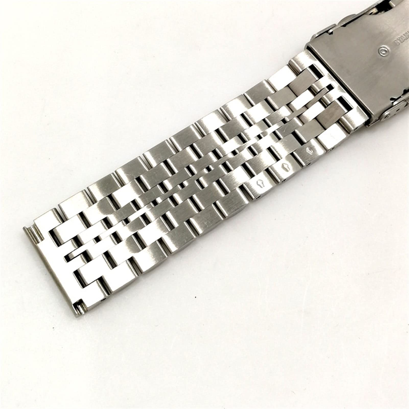 Pasek do zegarka Quick Release Mesh Pleciony metalowy pasek ze stali nierdzewnej dla mężczyzn i kobiet Regulowany 18 mm, 20 mm, 22 mm Bransoletka / 18 mm/Czarny