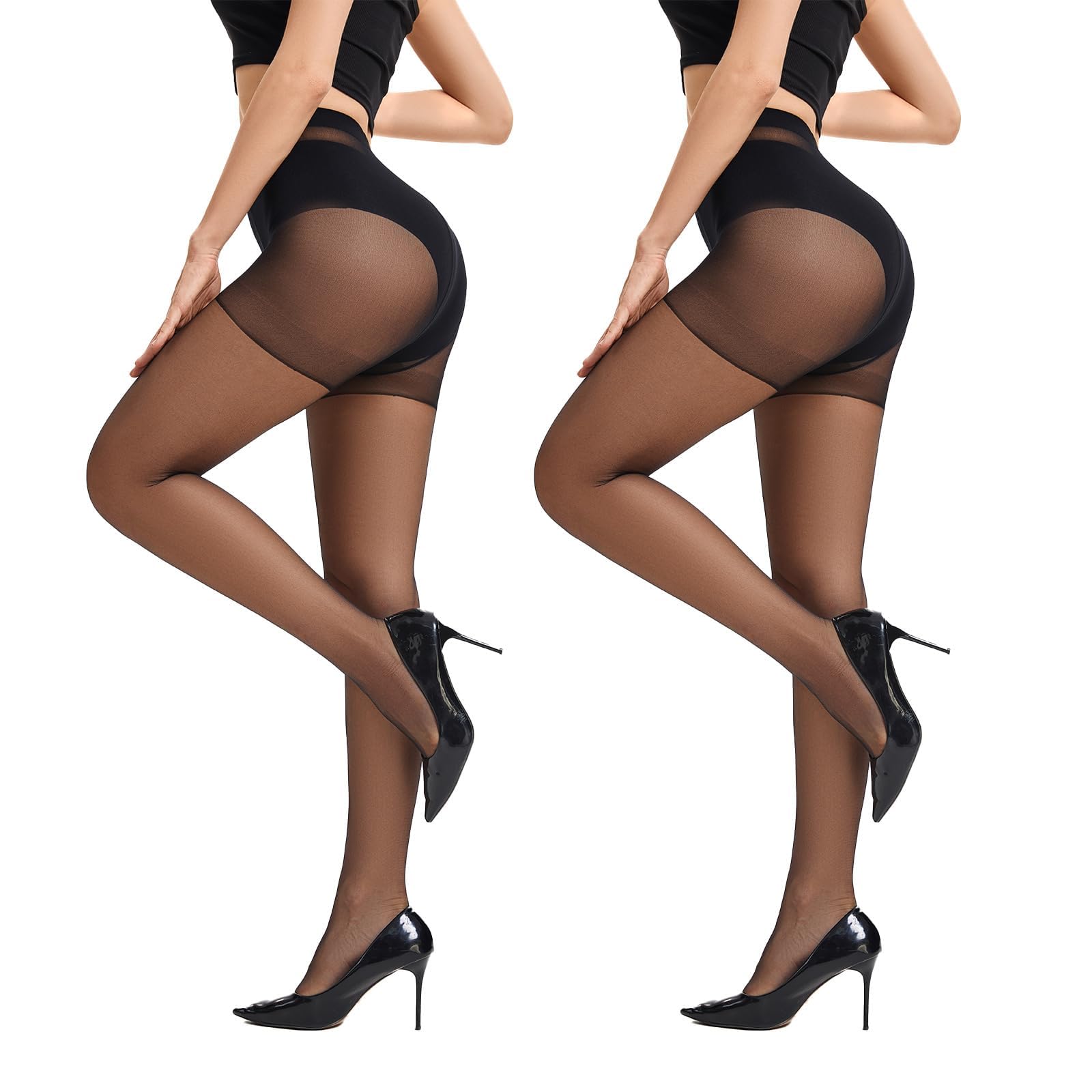 Sheer Control Top Pantyhose