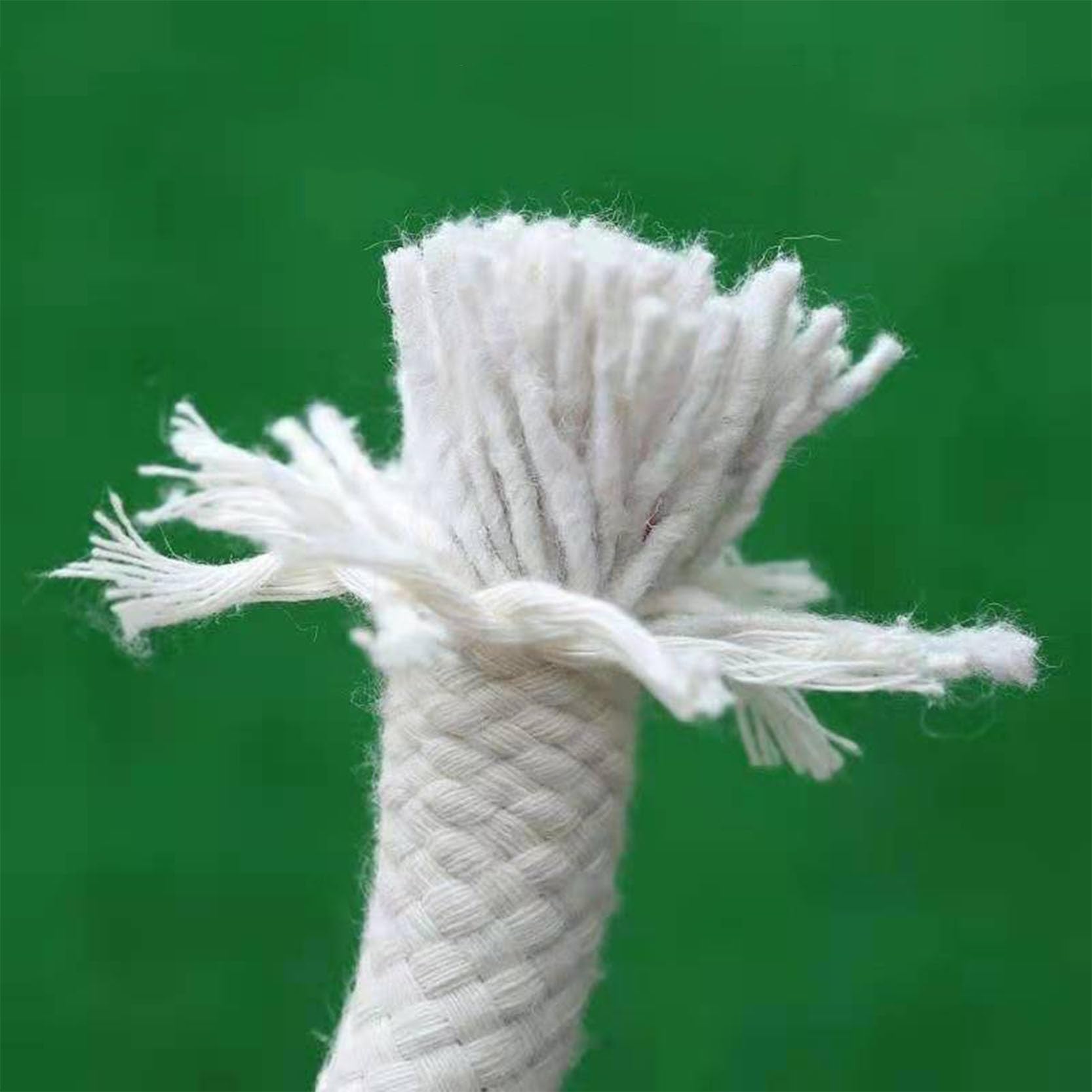 Corda di Macrame Corda di Cotone Filato 8mm~20mm,100m/328 Piedi Beige Macrame Corda Idea per la Casa, Confezione Regalo, Corda per Asta della Bandiera, Uncinetto, Giardinaggio,12 mm-100 m