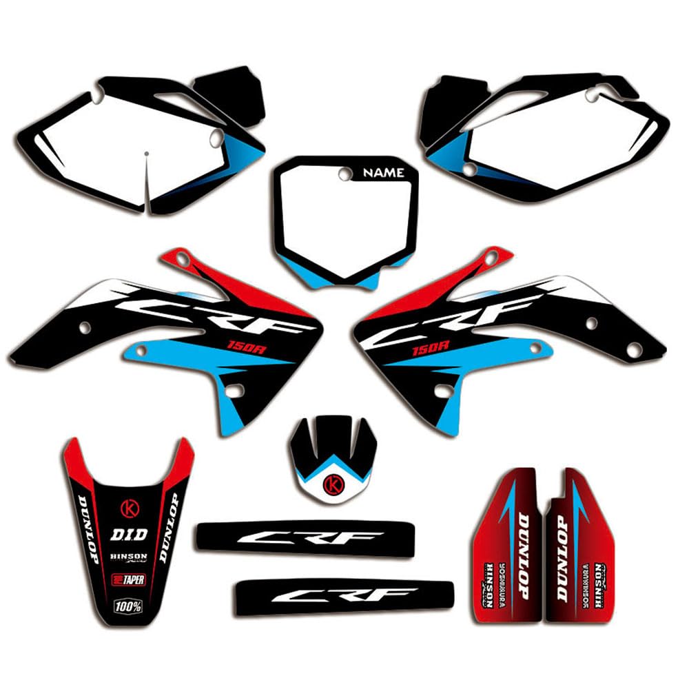 Enarui Graphics Sticker Kit Decals For 2007-2023 Honda Crf150r Crf 150R