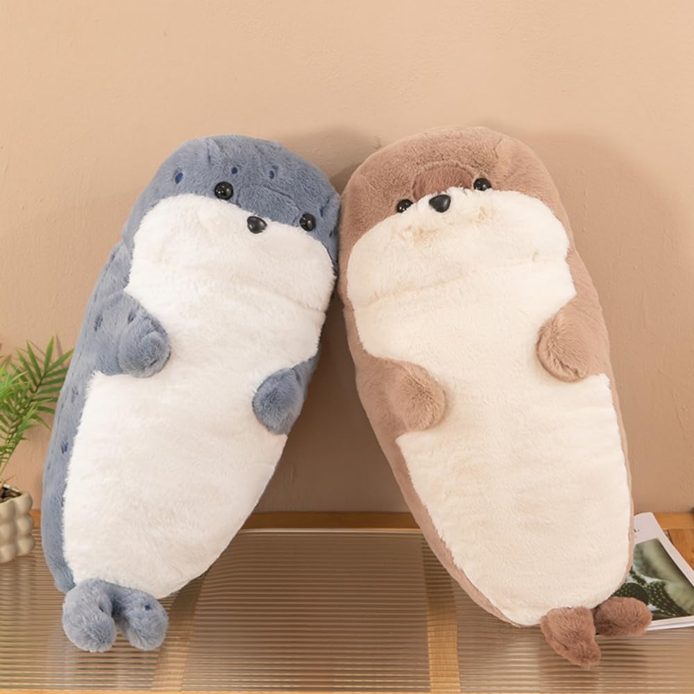 Loutre En Peluche – Doux Et Câlin – 25x14x14 Cm – Cadeau Réconfort – Pour Tous âges