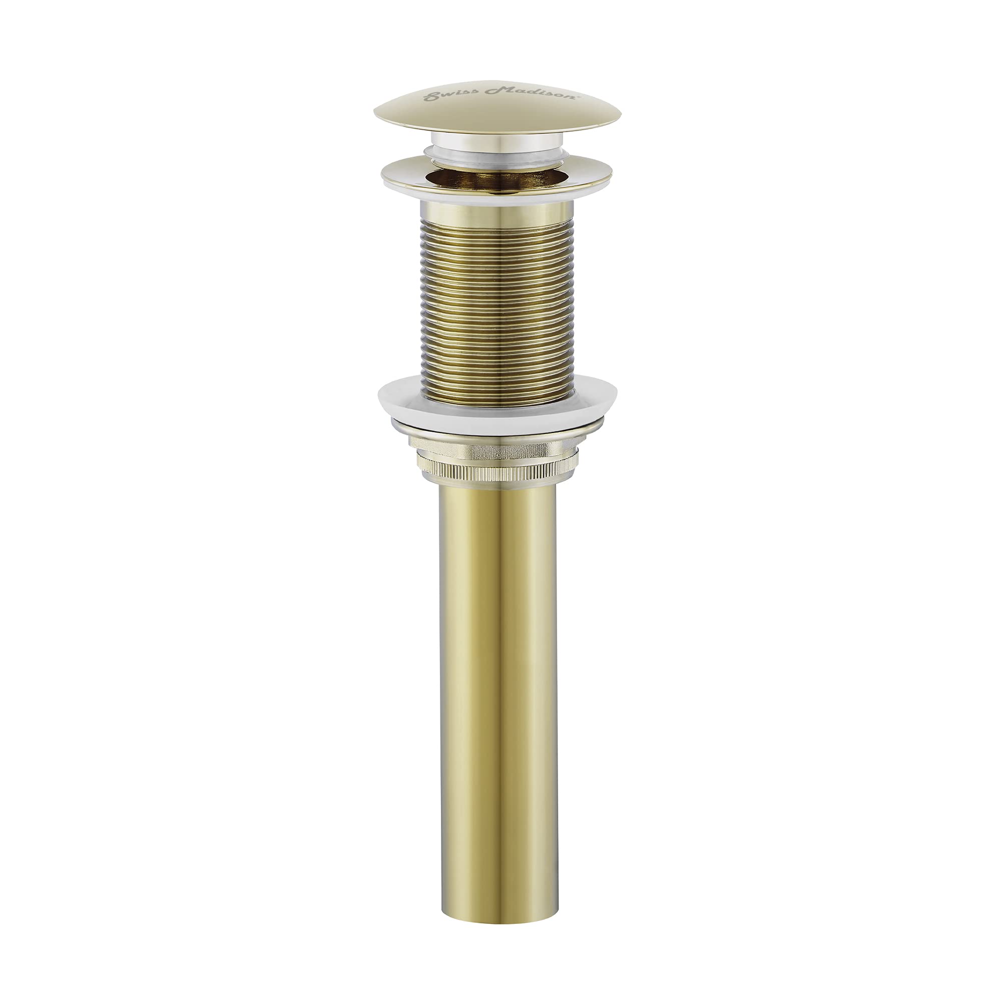 Residential Non-Overflow Pop Up Sink Drain 1.75 in Gold