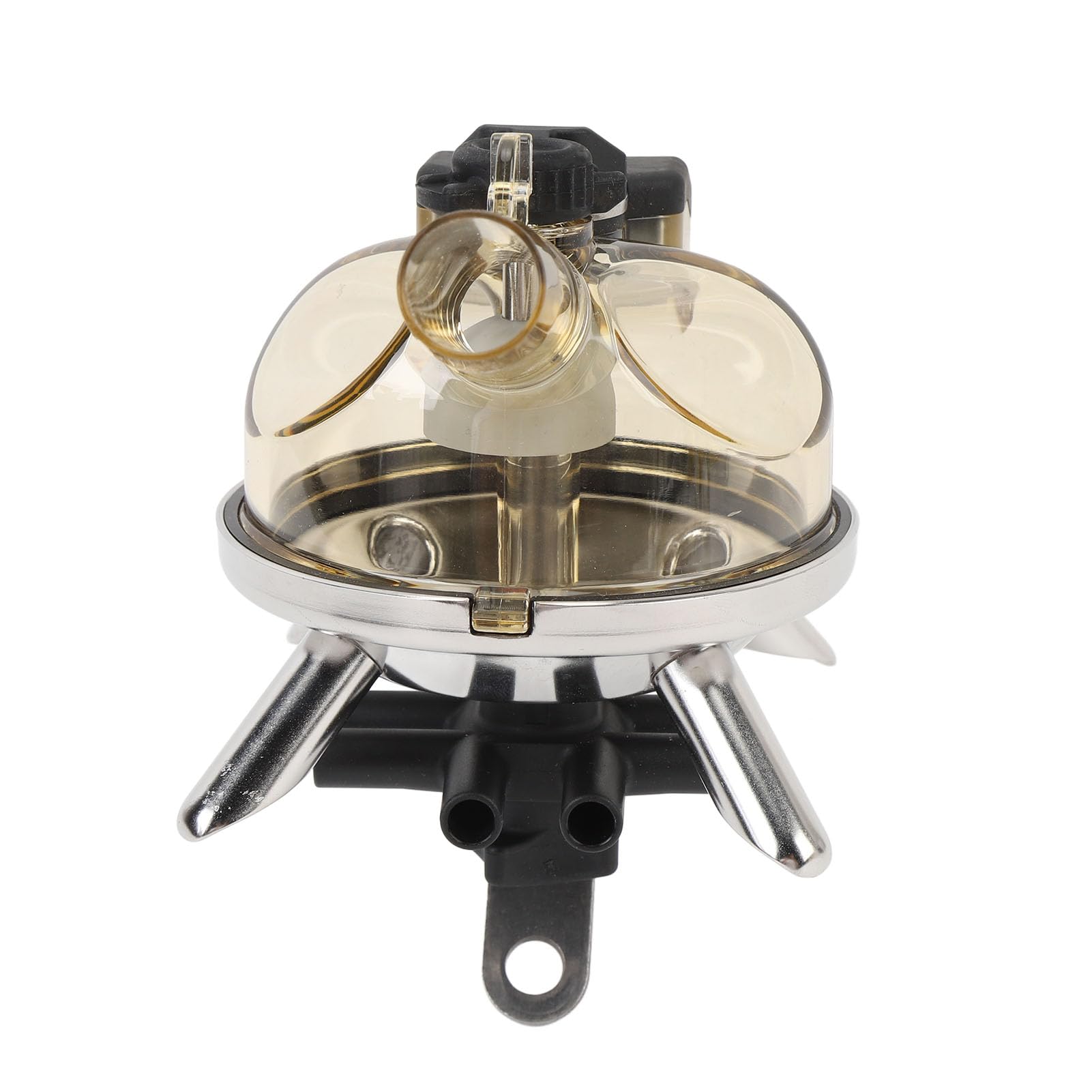 Akozon Cluster de Traite de Vache 300 Ml Base en Acier Inoxydable avec Couvercle Transparent pour une Collecte Efficace du Lait Matériau PC PSU Universel Compatible de qualité Alimentaire