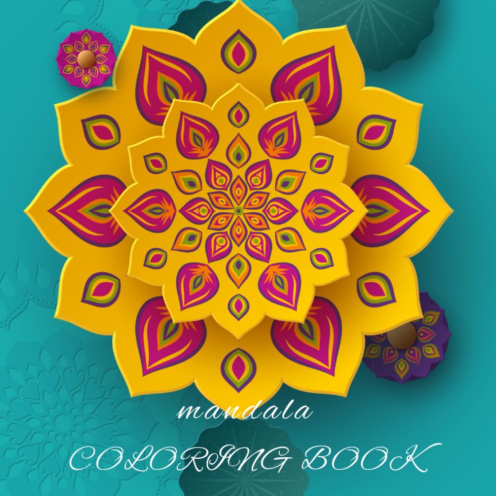 MANDALA COLORING BOOK: Journey to Inner Peace: Creative Meditation & Stress-Free Relaxation through Serene Mandala Designs