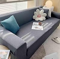 Vista 9 de Stretch Sofa Slipcover 1-Piece Sofa Cover Furniture Protector Couch Soft with Elastic Bottom for Kids, Polyester Spandex Jacquard Fabric Small Checks