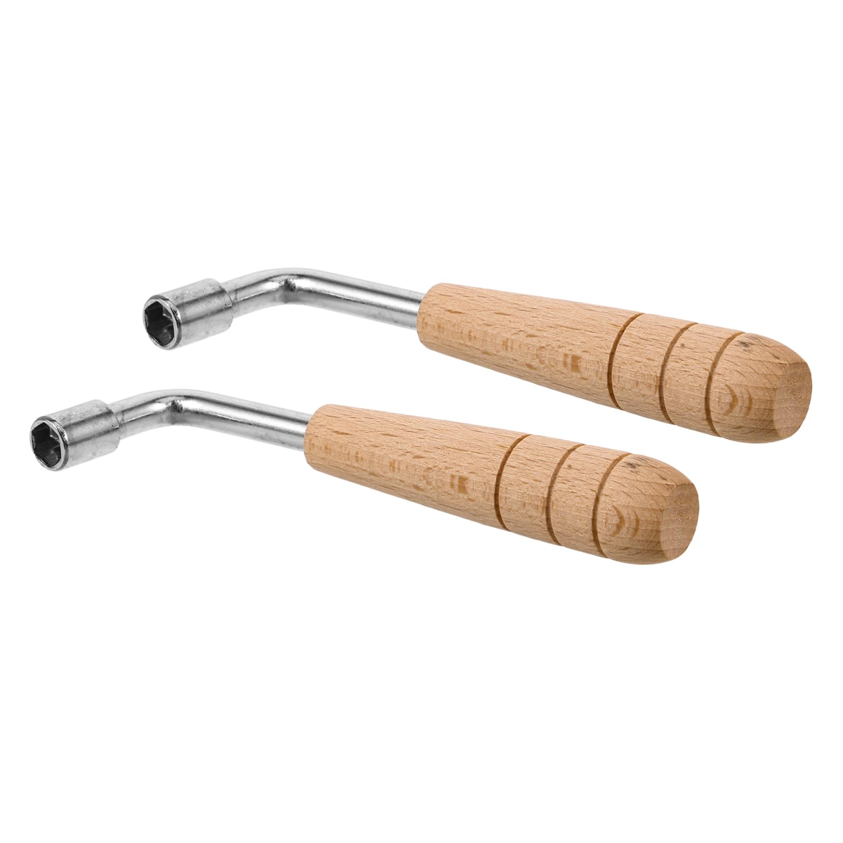 Abaodam 2pcs Lyre Harp Tuning Wrench Handle Tool for Stringed Instruments Durable Wood Design for Effortless and Precise Tuning of Lyre