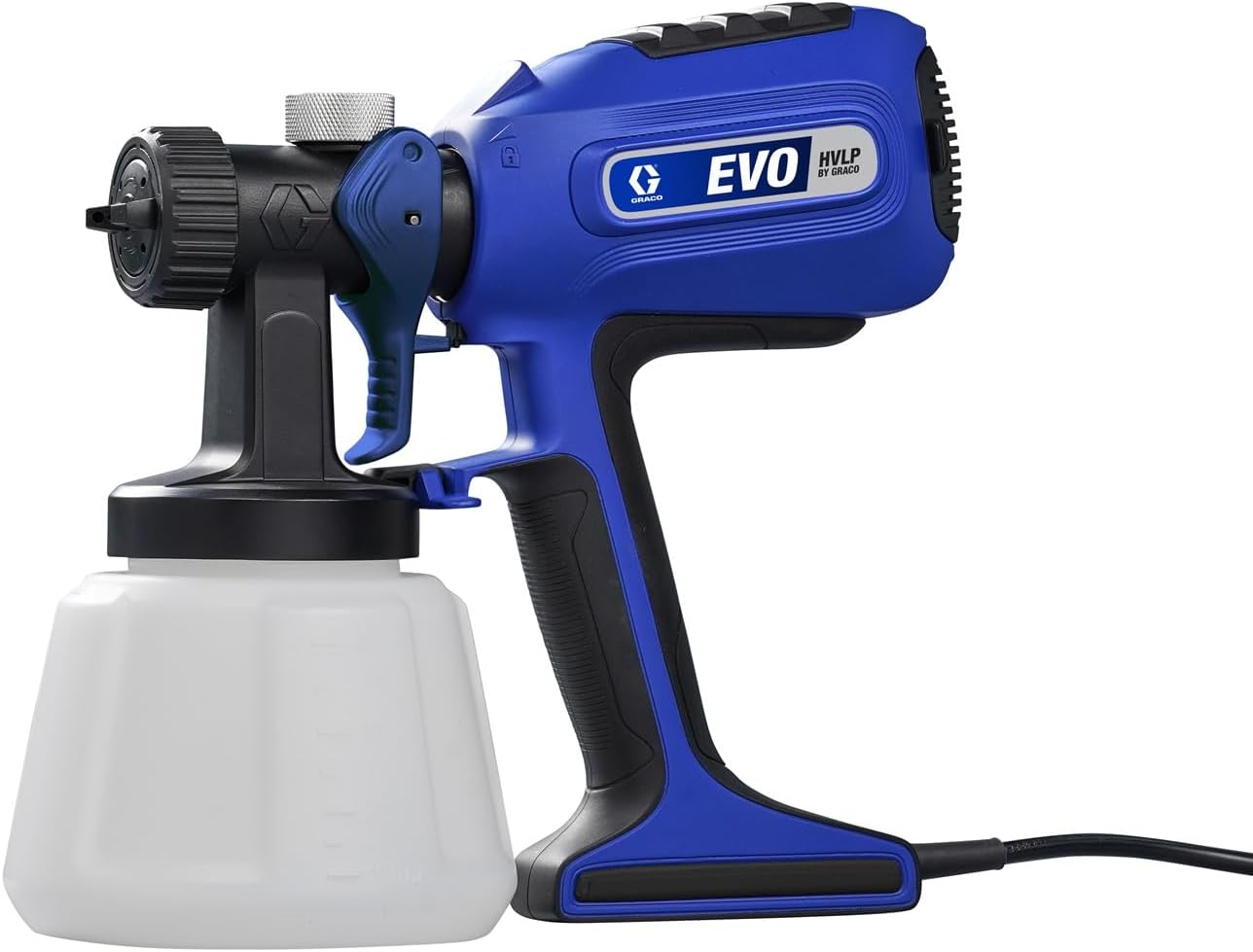 27F403 EVO HVLP Handheld Paint and Stain Sprayer with adjustable spray pattern, 600W, household purposes, small paint projects