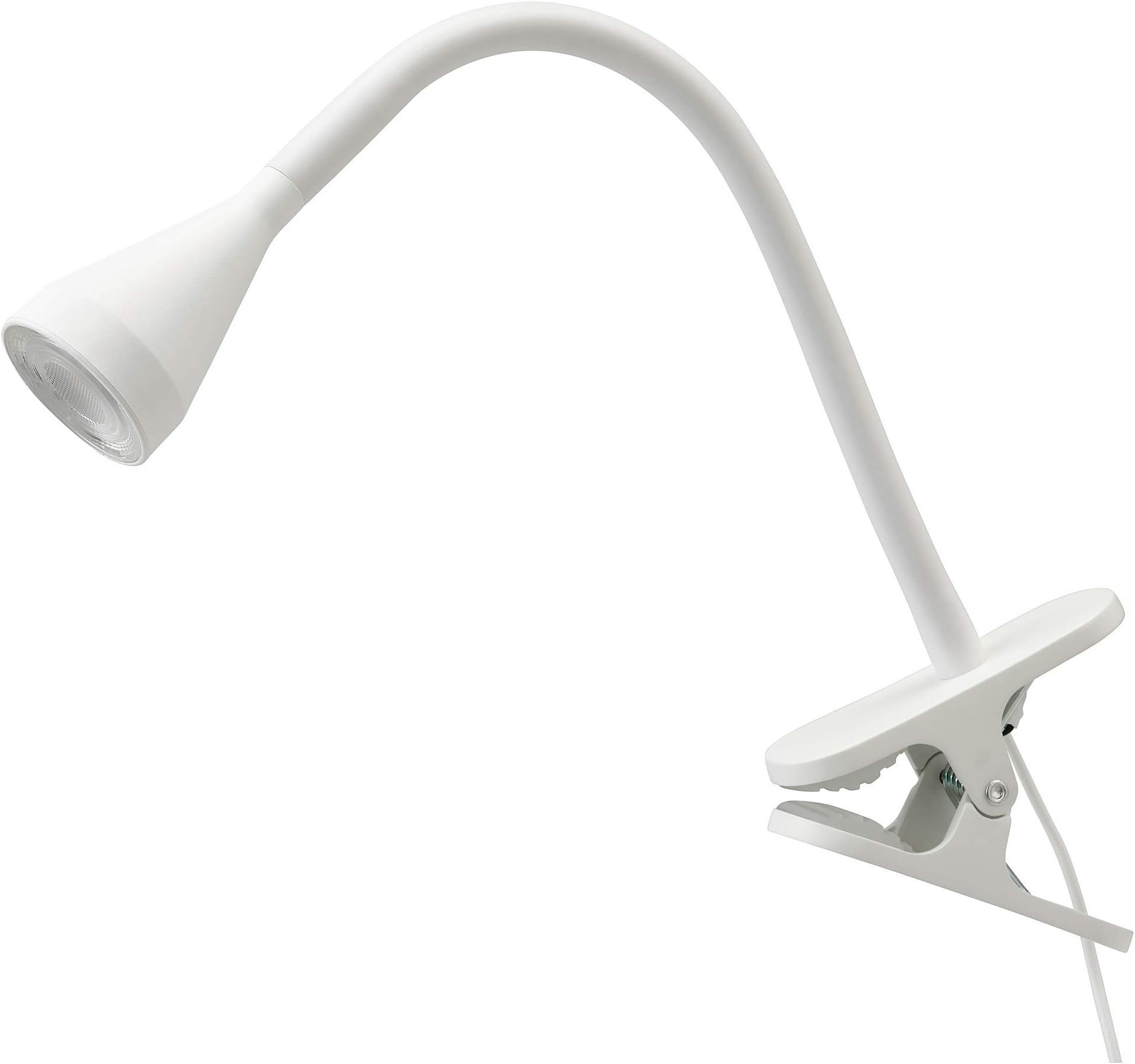 IKEA NÄVLINGE LED clamp spotlight, white