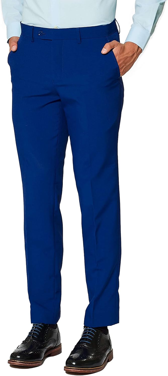 Opposuits Solid Color Party Suits - Colorful Outfits for Prom, Weddings, Bachelor Parties - Comes with Blazer, Pants & Tie - Image 4