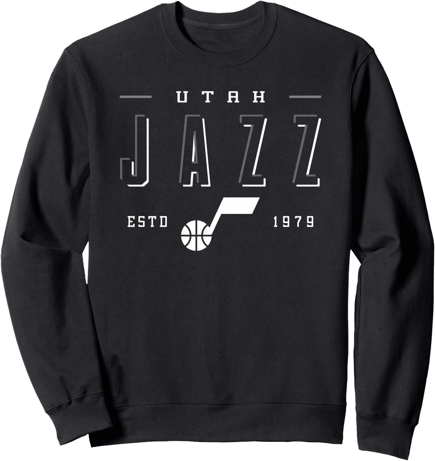 NBA Official Utah Jazz Negative Space Sweatshirt