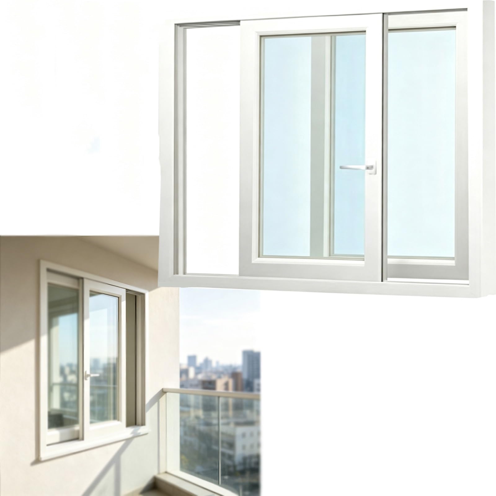 68x48cm, 66x43cm, 60x23cm, Ventanas De Reemplazo De Casa