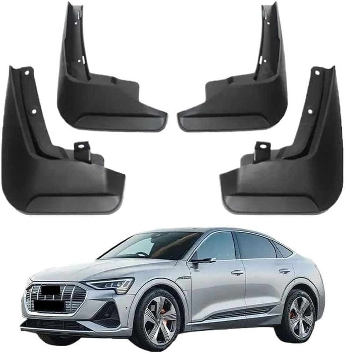 Compatible with Audi E-TRON 2020 Mudguard Mud Flaps Guard Splash Flap Mudguards Car Accessories