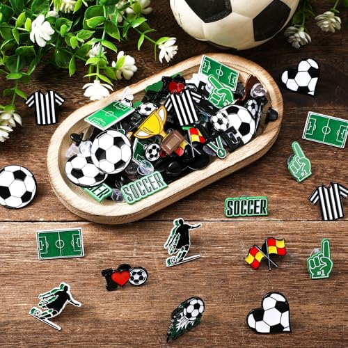 Image of Knitgrip 60 Pcs Football Softball Soccer Volleyball Baseball Enamel Pins Bulk Sport Trading Lapel Pin Senior Night Party Favors for Hat Shirt Backpack Sport Player Award Gift, 12 Style