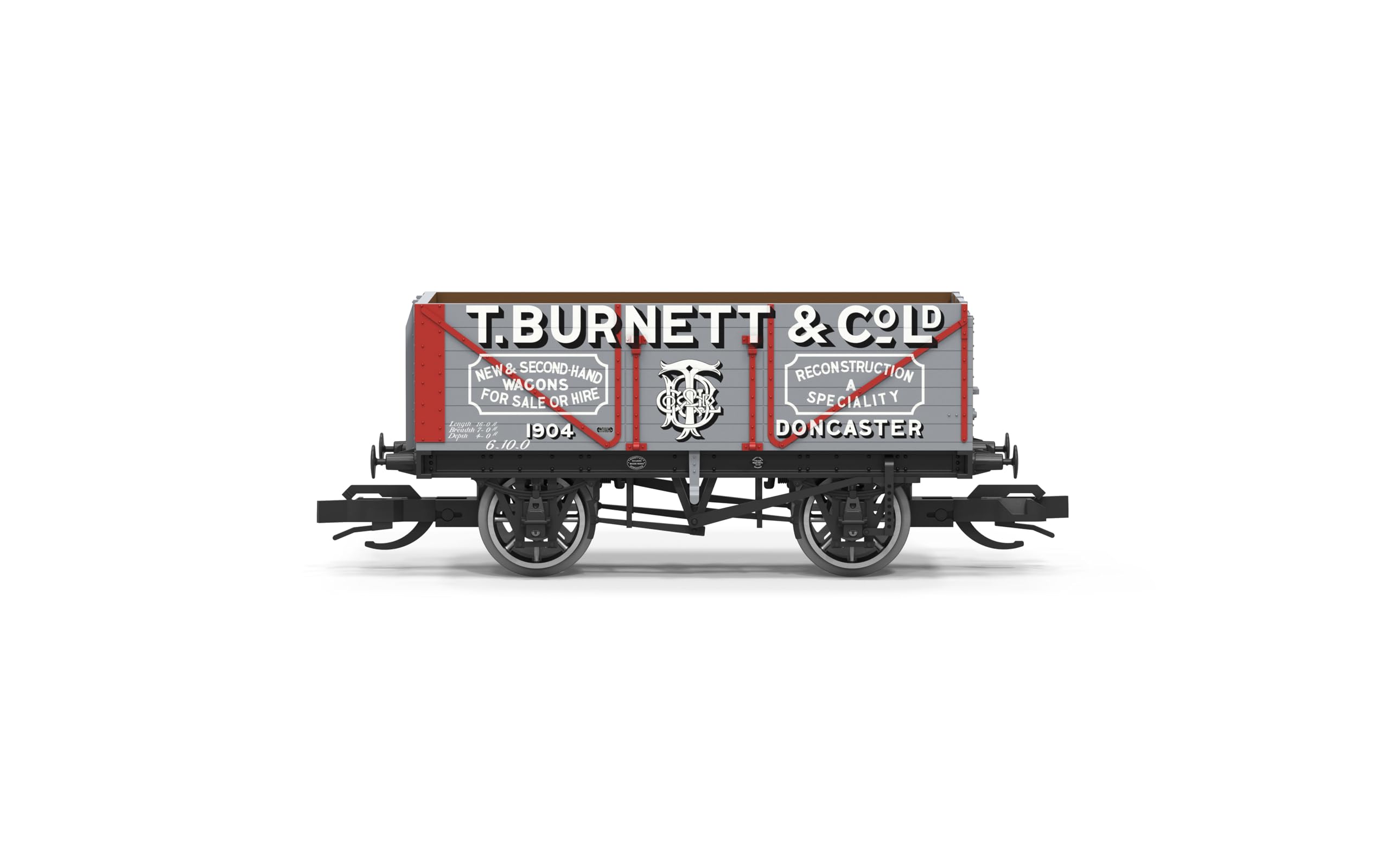 Hornby TT:120 TT6041 - T Burnett 7 Plank Wagon