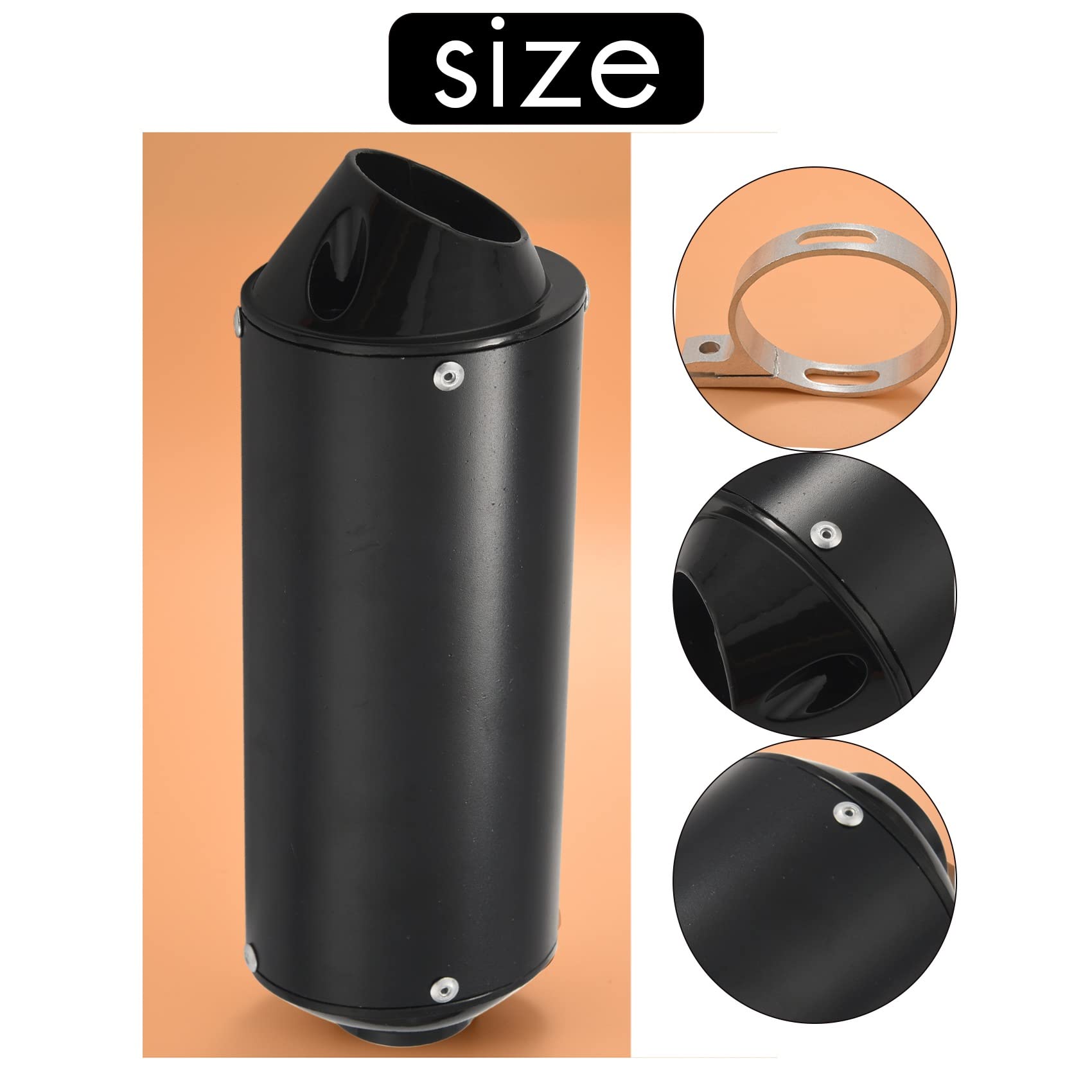 28Mm Kit Tubo Marmitta di Scarico Tubo da Corsa di Scarico per 50Cc 110Cc 125Cc Dirt Pit Bike ATV per