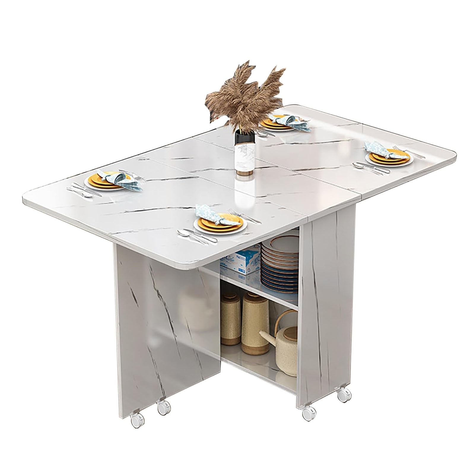 Amazon.com - Expandable Fall Leaf Folding Dining Table, Expandable
