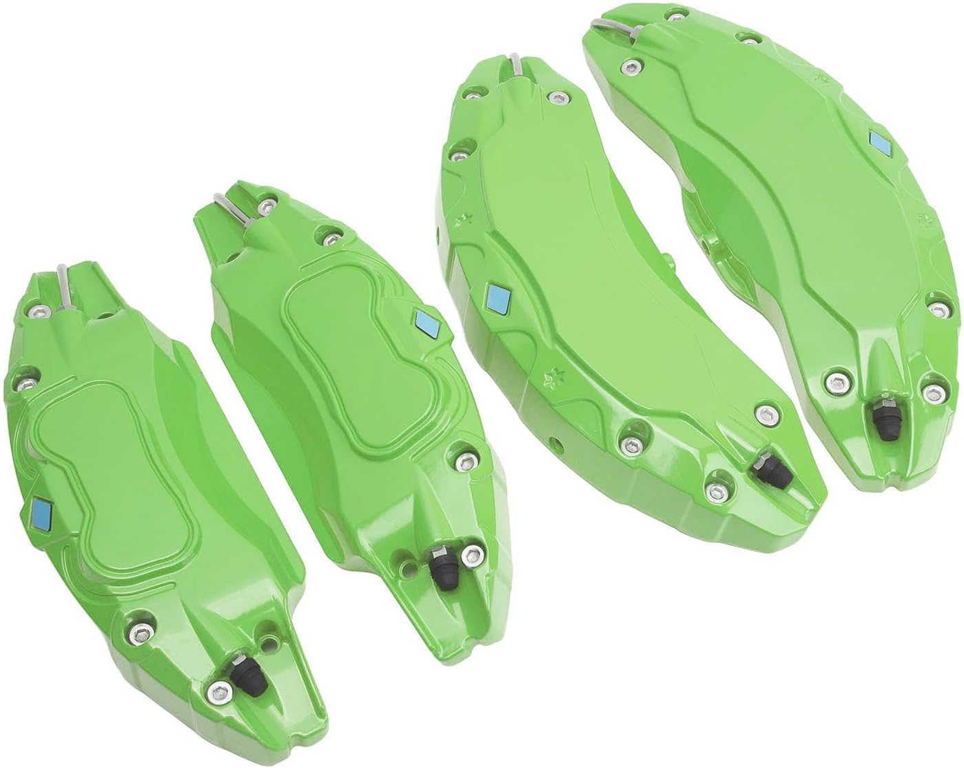 Brake Caliper Cover, Aluminum Alloy Caliper Trim Bright Color Lightweight Strong Heat Dissipation High Strength for Model Y 19 20in Wheels Hub (Green)