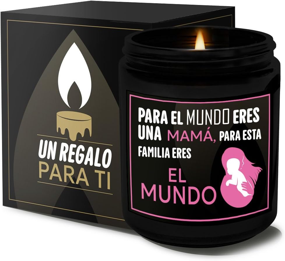 Regalo Madre - Vela Original con Mensaje Divertido, Idea Regalo Madre Cumpleaños, Regalo Mamá, Regalo Día de la Madre, Regalos para Mamá Únicos y Simpáticos, Regalo Cumpleaños Mama