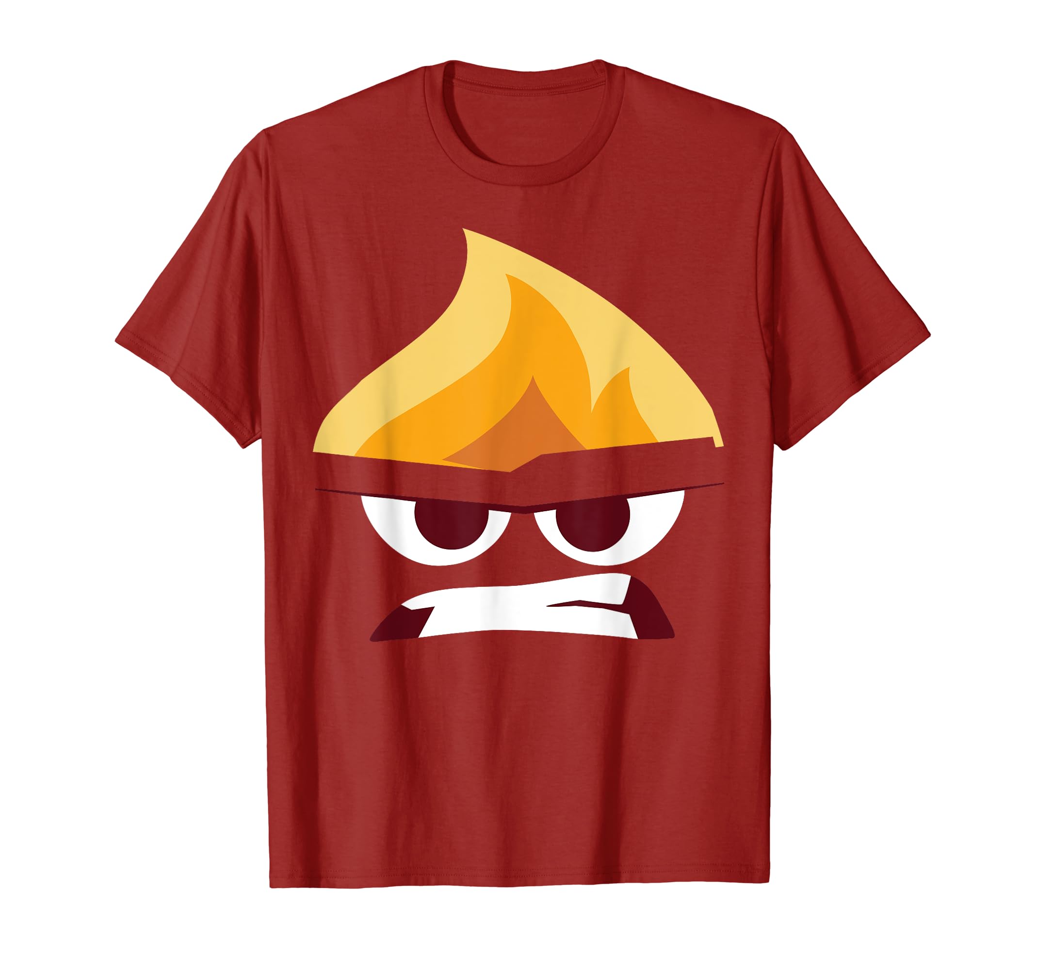 Disney Pixar Inside Out Angry Face Halloween Maglietta