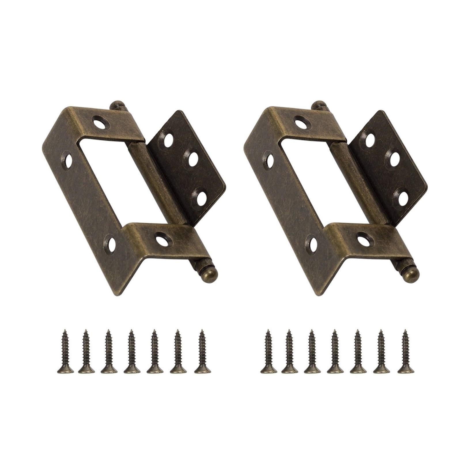Mndfbixw One Color Heavy Duty Residential Hinges Hardwares 135 Degree Open Furniture Hinges Heavy Duty Door Hinge For Kitchen Cabinet Antique Bronze Color Iron With Screws