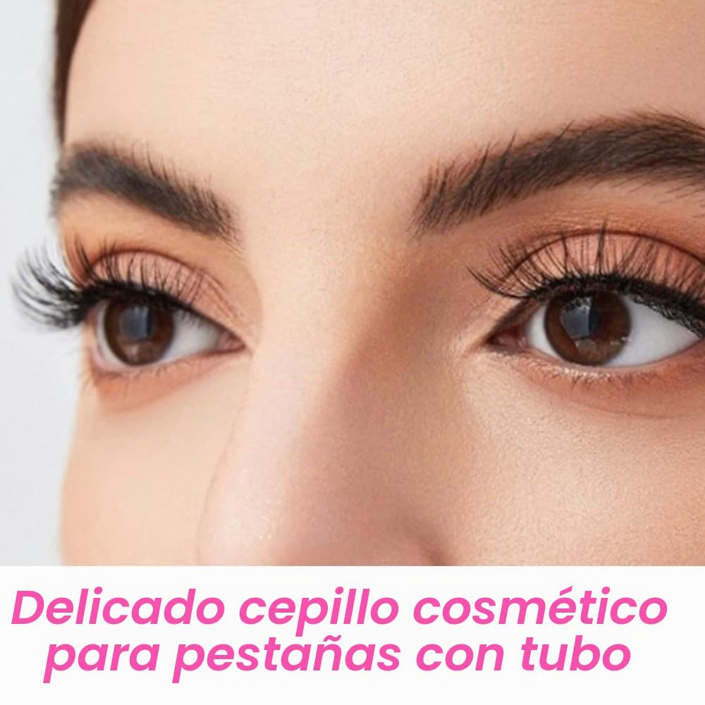 Cepillos para Pestañas 4 Pcs Tubos de Varita de Rímel Vacíos