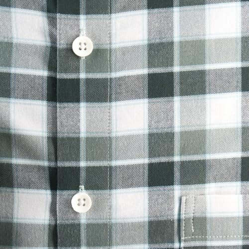 Image of 7-DAYS Men's Premium Check Shirt - 100% Cotton, Tailored Fit (Between Slim & Regular), Full Sleeve, with Pocket - Smart Office & Casual Look