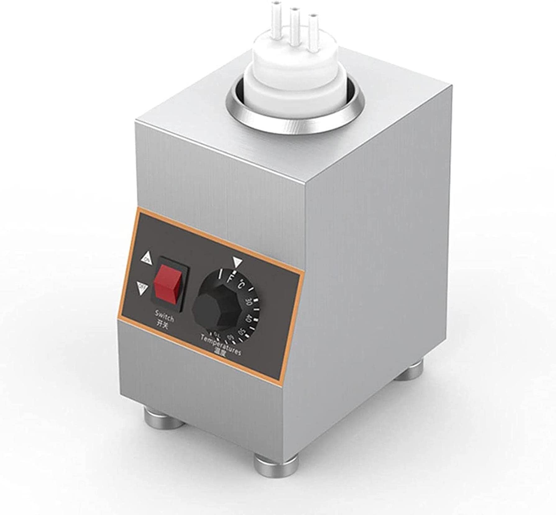 Macchina per temperare Il Cioccolato Melting Pot Riscaldatore di Cioccolato Automatico Elettrico Scaldaliquidi Macchina per temperare la Crema di Cioccolata Calda in Acciaio Inossidabile 0~85℃ (G