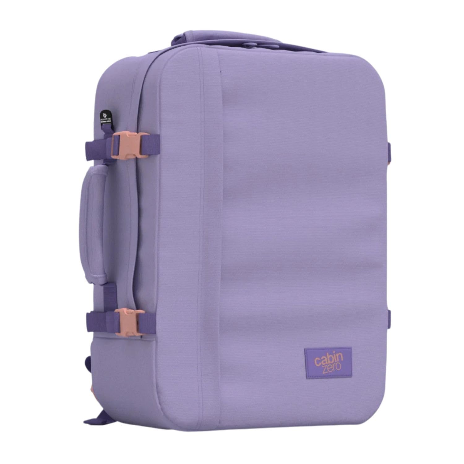 Cabinzero Light Classic Cabin Backpack 44L, Large Carry On Travel Backpack For Week-Long Trips, Max Cabin Size - Smokey Violet