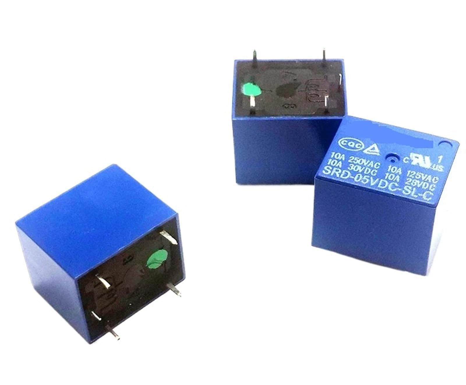 Relais électromécanique 5V DC avec contact inverseur 10A
