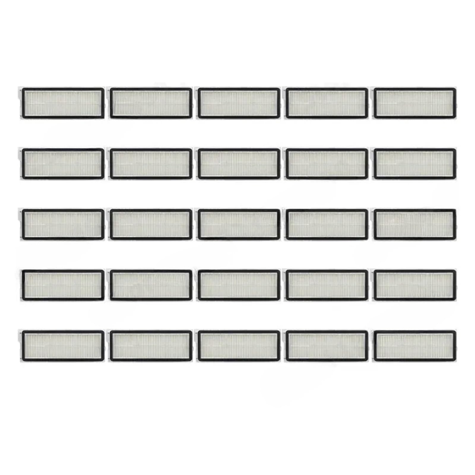 PORRSYDCD Main Roller Side Brush Filter Mop Pad Cloth Dust Bag，Compatible With Roborock Qrevo S, Qrevo Pro, Qrevo MaxV, Qrevo Plus Vacuum Parts(Filter X20)