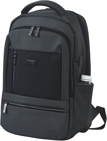 Waterproof Laptop Backpack - Stylish Travel Rucksack for Men & Women - 40L Cabin Size with USB & Headphone Port - Perfect for Travel, School, Work and Hiking