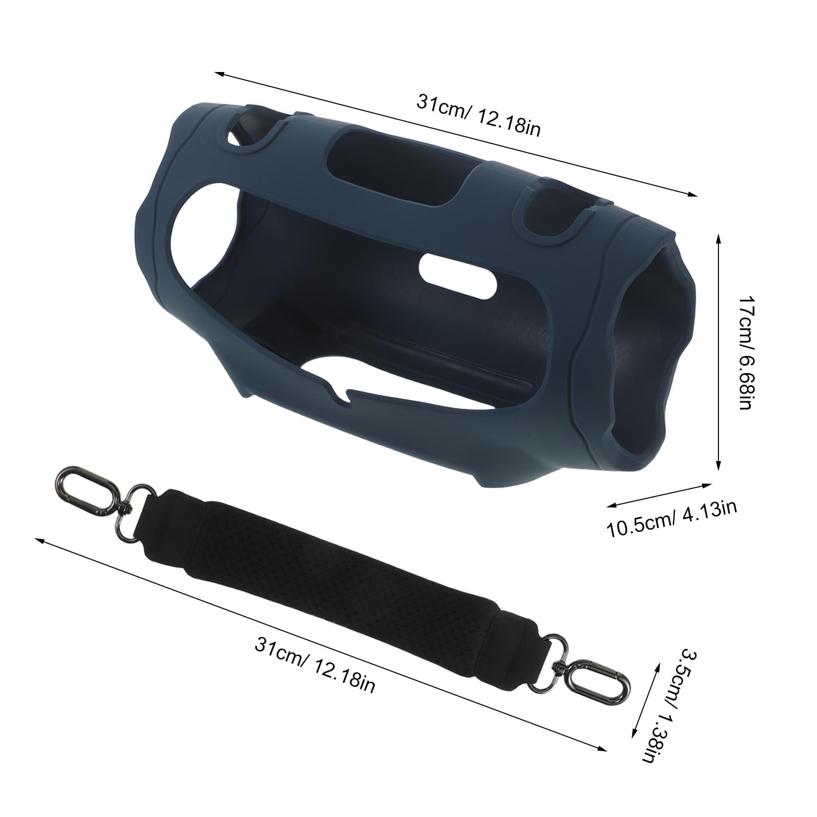 ULTECHNOVO Funda de Silicona Antideslizante Portátil para Altavoz Xtreme 4 con Diseño Resistente Adecuado para Viajes al Aire Libre y Ciclismo