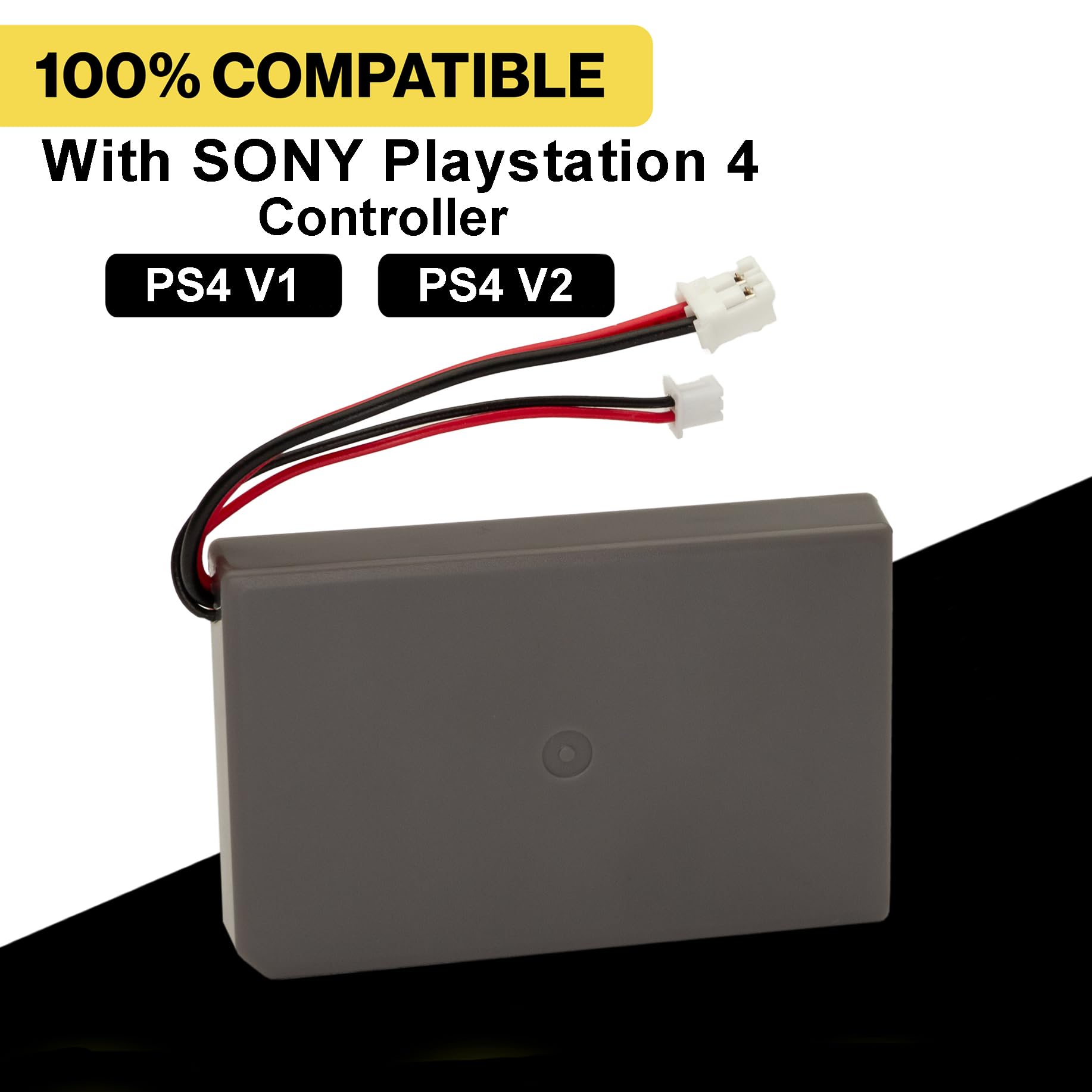 PATONA 2x Akku Ersatz für Sony LIP1522 Batterie Kompatibel mit PlayStation 4 PS4 Controller V1 V2 CUH-ZCT2 CUH-ZCT1E CUH-ZCT1H