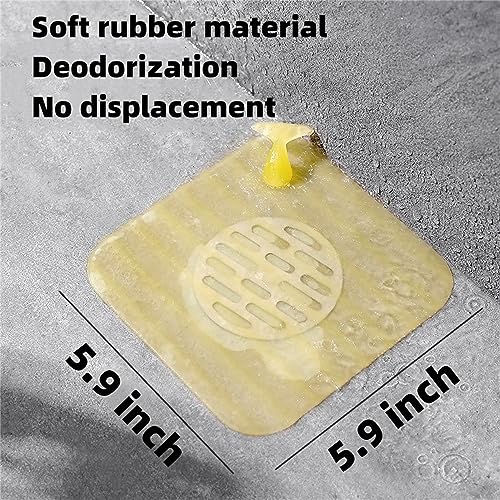 Tapón para desagüe de silicona 5.9 pulgadas amarillo miniatura 3