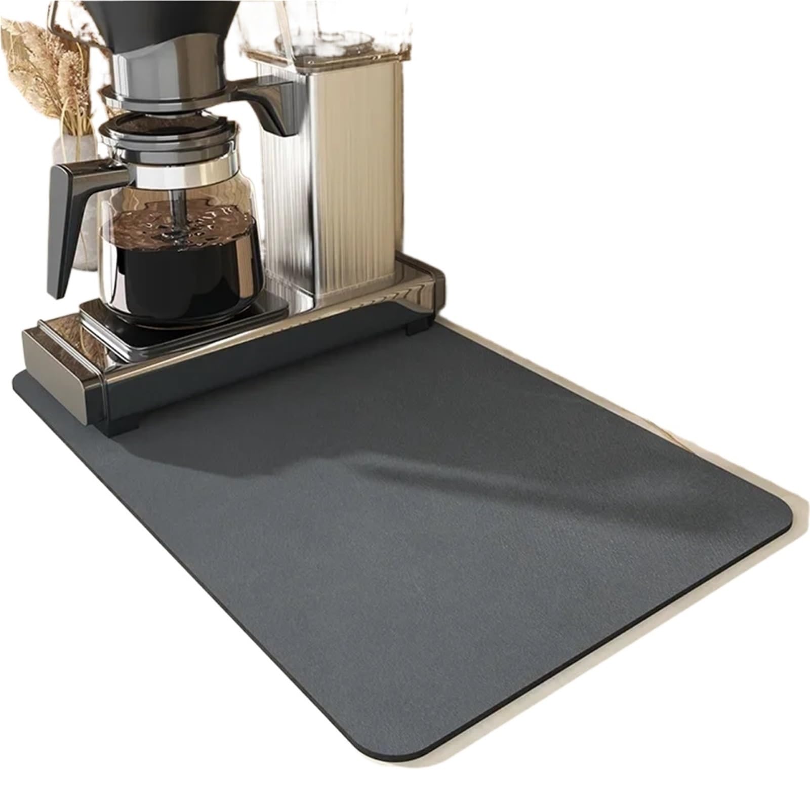2 Pezzi Assorbente Tappetino da Cucina Antiscivolo drenante Piatto caffè Asciugatura Rapida Bagno stoviglie per sotto Macchina(Color 1,50X60CM)
