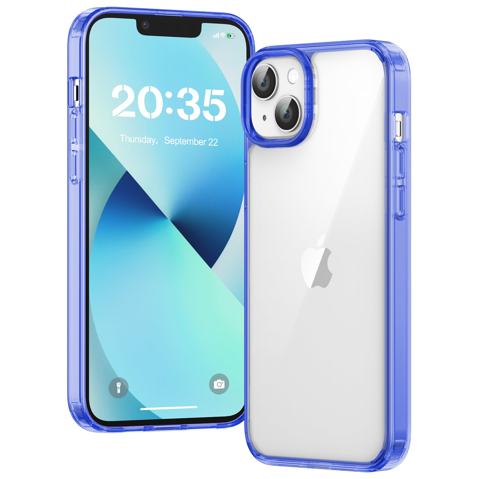 Clear Case for iPhone 15, Ultra Thin, Shockproof TPU Cover, Anti-Yellowing, Crystal Clear, Phone Case for Apple iPhone 15 - Clear — view 581