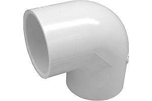Genova Products 3/4-Inch 90 Degree PVC Pipe Elbow - 10 Pack