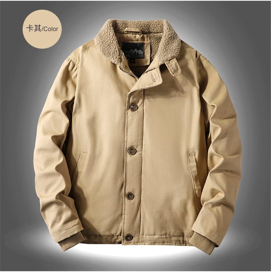 Men Winter Coats Bomber Jackets Wool Liner Warm Parkas Dwon Jackets Male Casual Fleece Outwear Winter Clothes