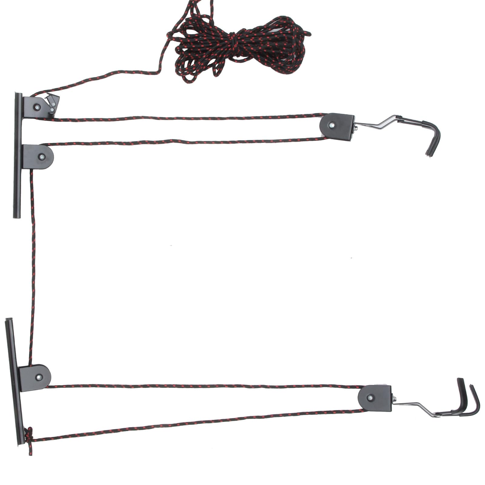 Soporte Colgante para Bicicleta Negro de Acero, Abs y PP | Montaje en Pared o Techo, Uso Interior, Diseño Estable y Ligero, Adecuado para Aficionados al Ciclismo Color Aleatorio