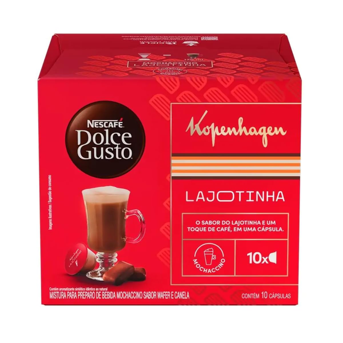 Café em cápsula Dolce Gust Lajotinha Kopenhagem 10 Cápsula