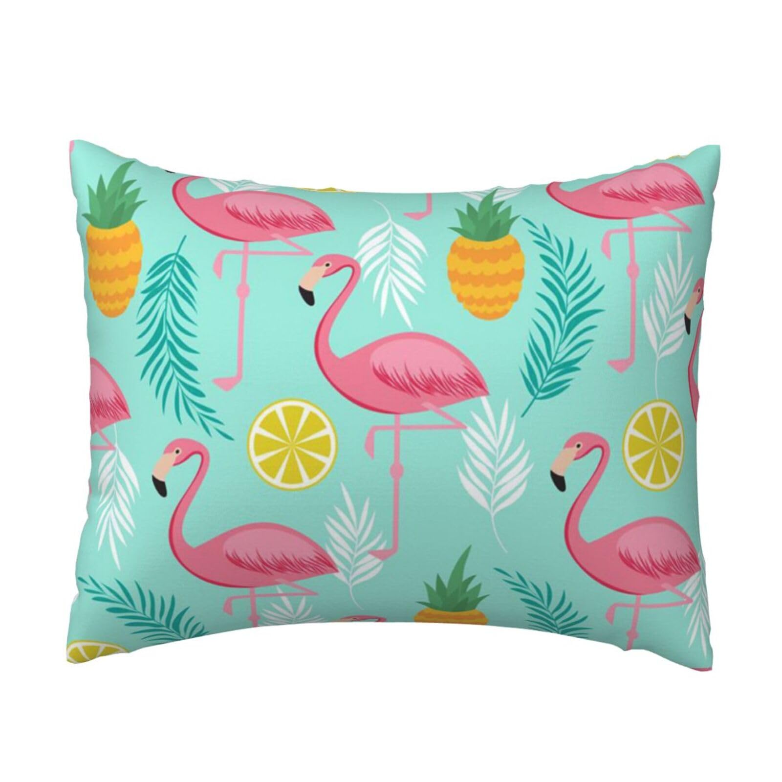WSHFFILO Flamingo printed Pillow Case 20x26in Decorative pillowcase Throw Pillow Cover