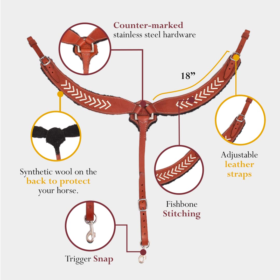 Collier De Poitrine Western En Corde Pour Cheval - Robustes - Orlov