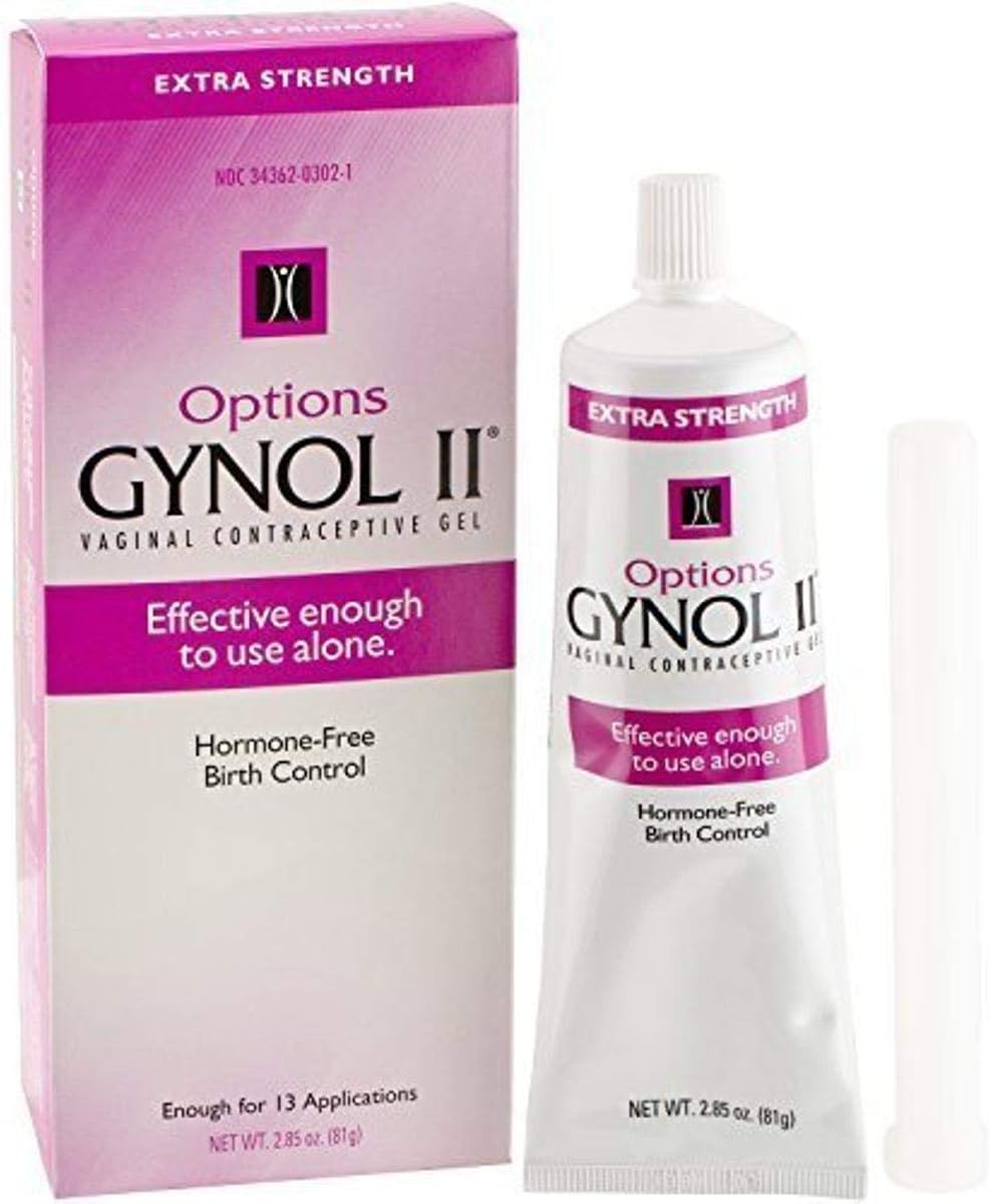 Options Gynol Vaginal Contraceptive Jelly Extra Strength, 2.85 Ounce