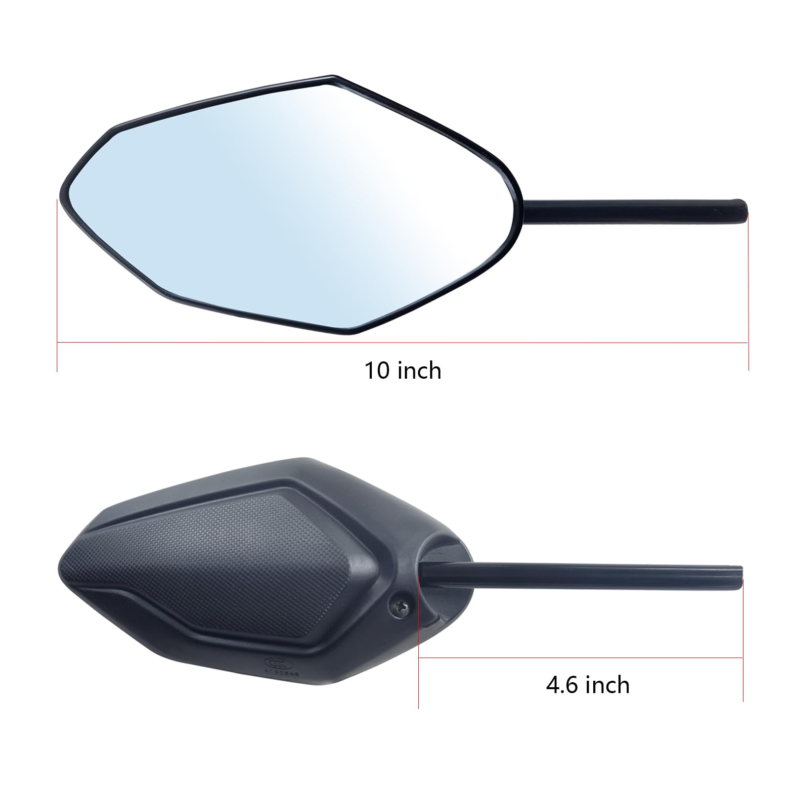 Amazon.com: MAMIKO Universal Motorcycle Mirrors, Convex Handlebar