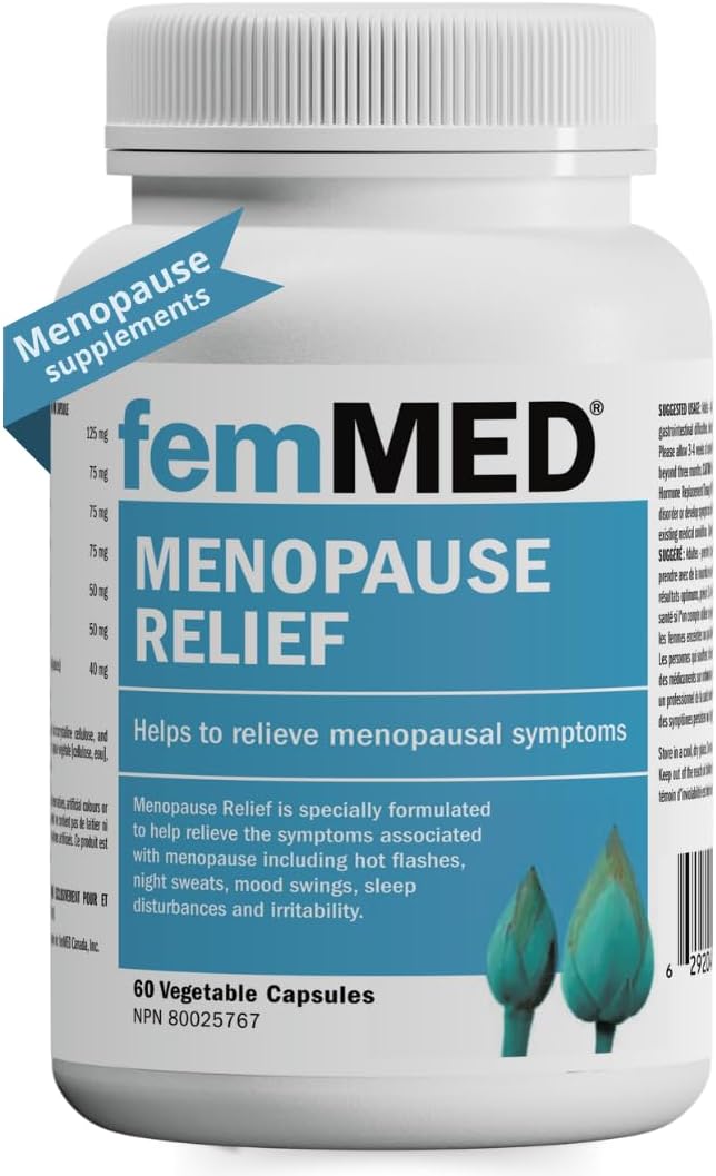 femMED Menopause Relief Safely Helps Relieve 12 Menopausal Symptoms