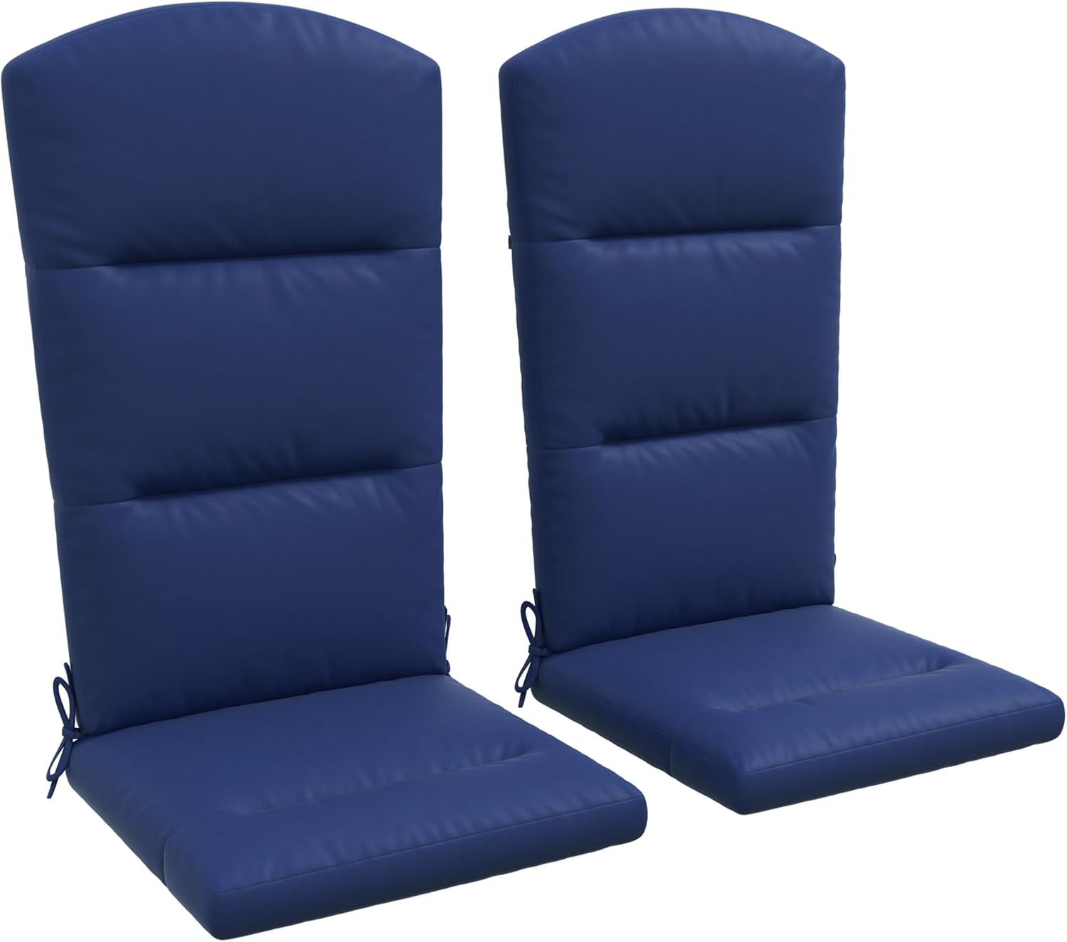 Outsunny Set of 2 Outdoor Adirondack Chair Muskoka Chair Cushions