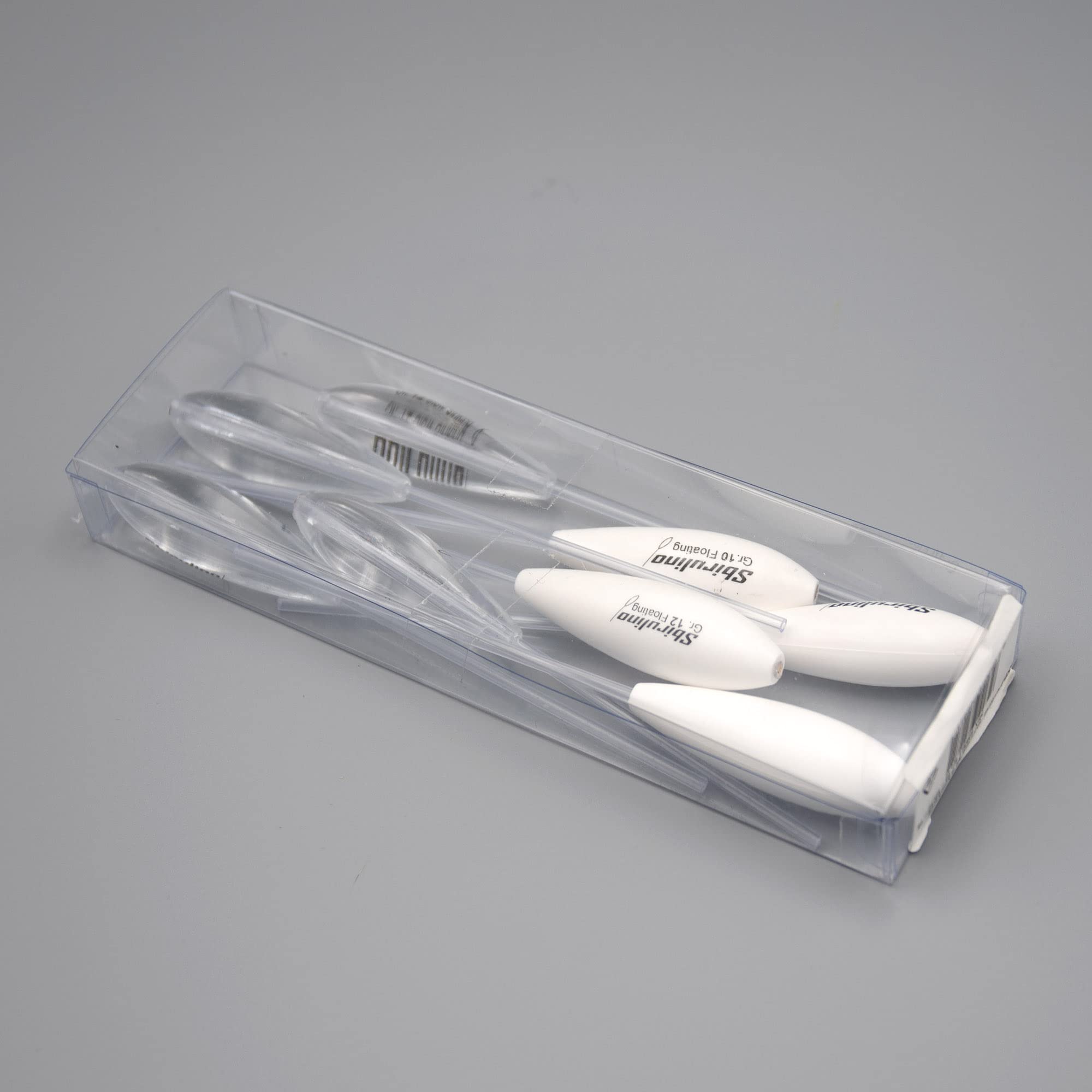Sbirulino® Kit Mix 8 Unidades de bombardas de Pesca flotantes y semihundidas (Juego de 12-15 g de bombardas semihundidas y 10-12 g de bombardas flotantes)