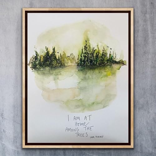 I Am At Home Among The Trees Jrr Tolkien Watercolour