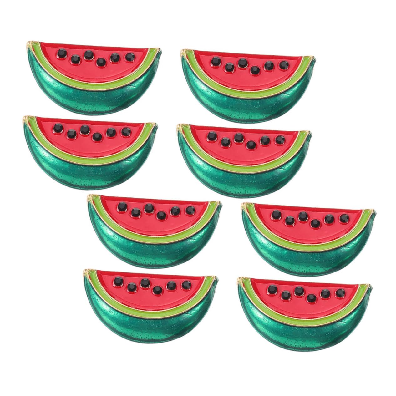 TOPBATHY 32 Stk Wassermelonenbrosche Cartoon-wassermelonen-brosche Sommerfrucht Brosche Anstecknadel Lebensmittelbrosche Lustige Anstecknadel Süße Emaille-pins Schalkragen-clips
