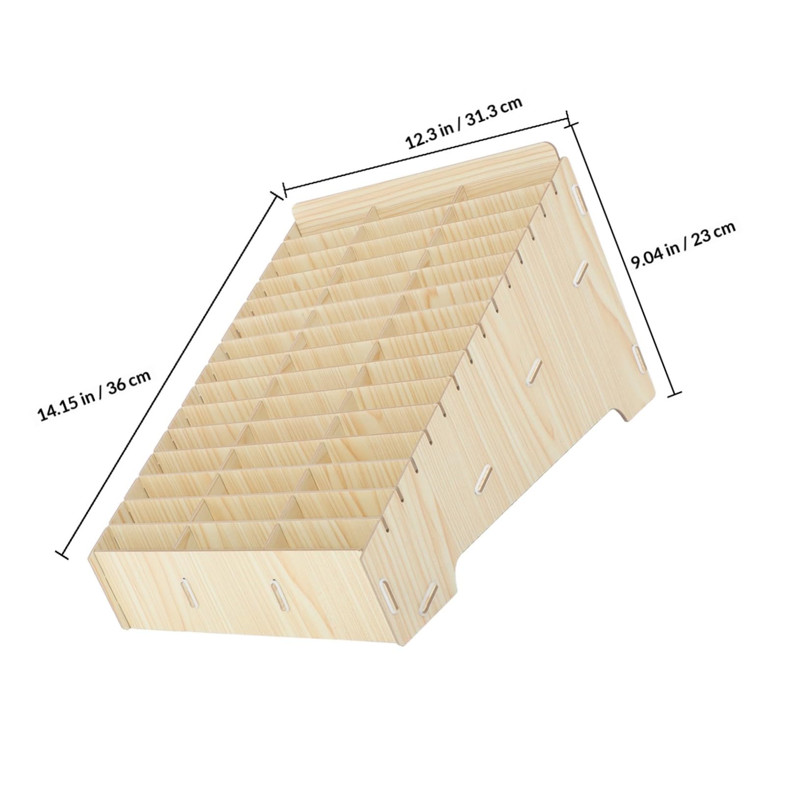 VOSAREA Organizer Multifunzionale in Legno per Telefono e Cassetta Portaoggetti, come Organizzatore di Stoccaggio Scolastico Ufficio, per Back To School Party